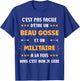 Start Craft Super Military Humor Handsome Kid Military , Black, S T-Shirt - T-Shirt | Royal