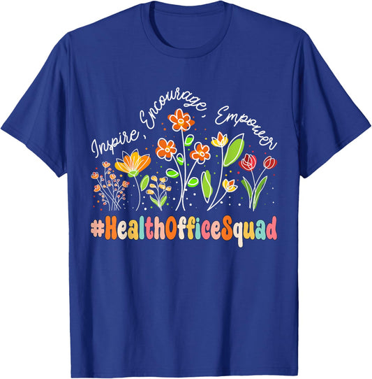 Health Office Squad Appreciation Week Teacher Back to School Women Kids T-Shirt - T-Shirt | Royal