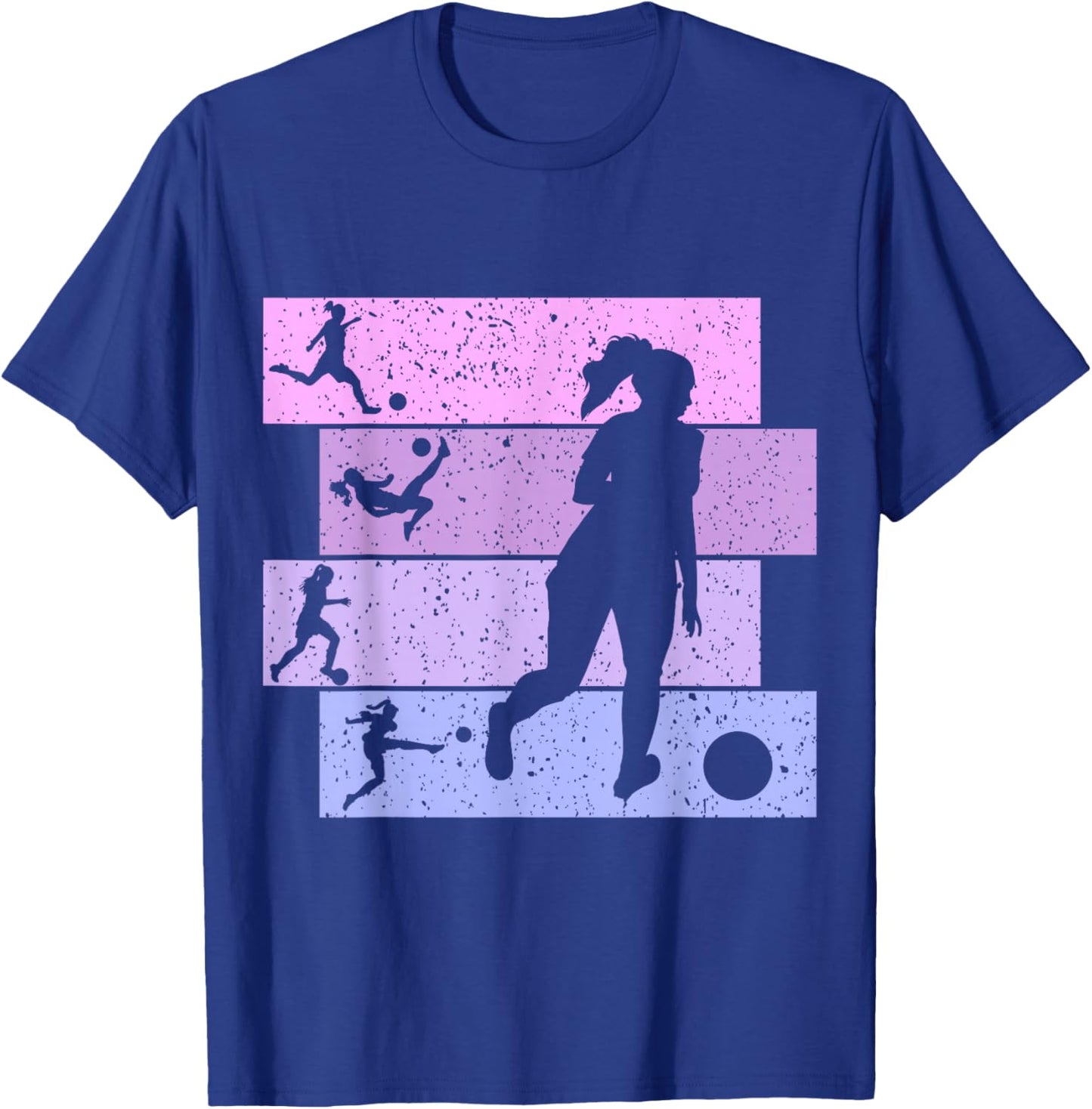 Soccer Girl Women Youth T-Shirt - T-Shirt | Royal
