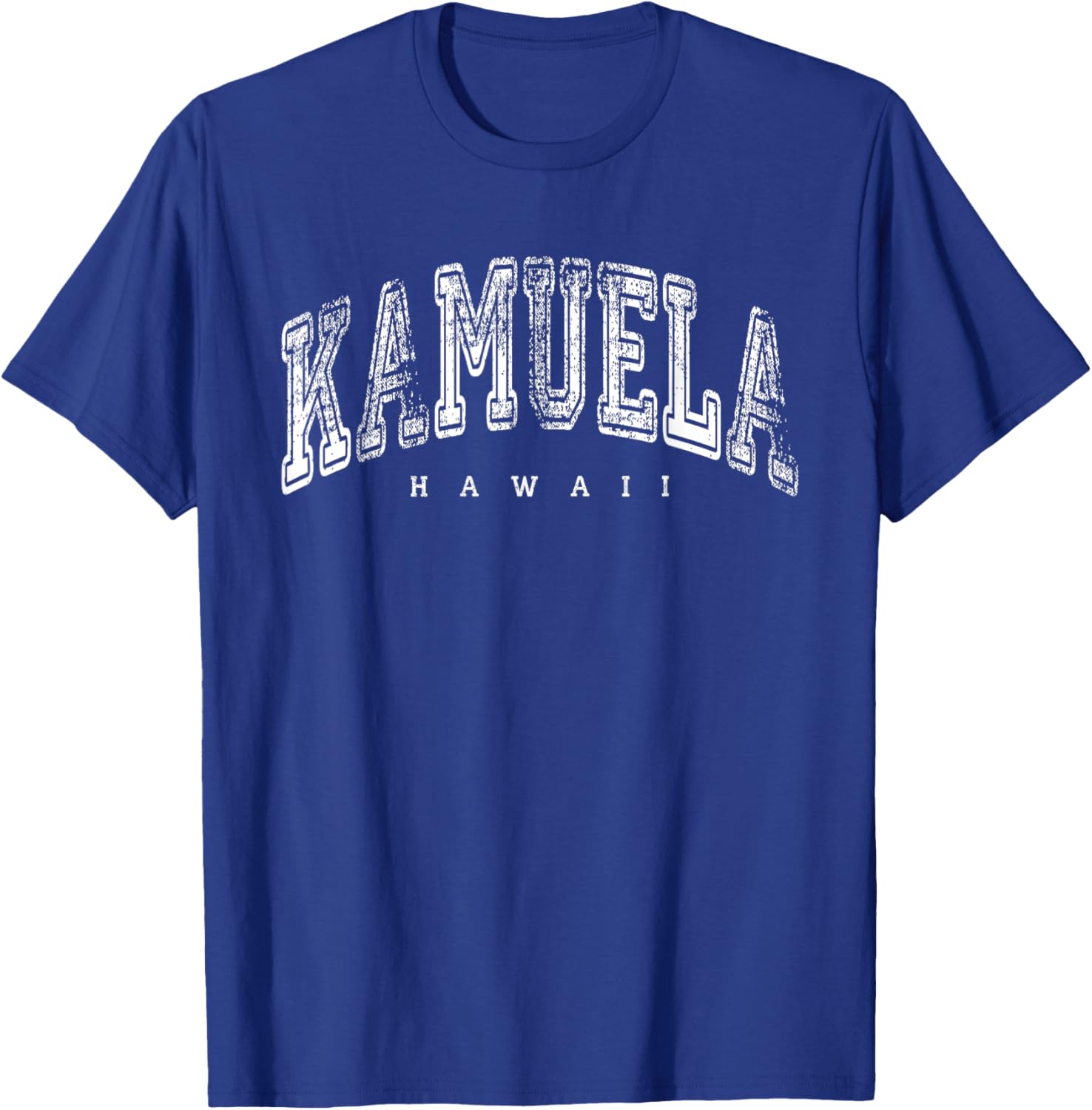 Kamuela Hawaii Vintage Retro US City State Island Travel T-Shirt - T-Shirt | Royal
