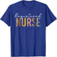 Leopard Registered Nurse - RN Nurse Day & Nurse Week T-Shirt - T-Shirt | Royal