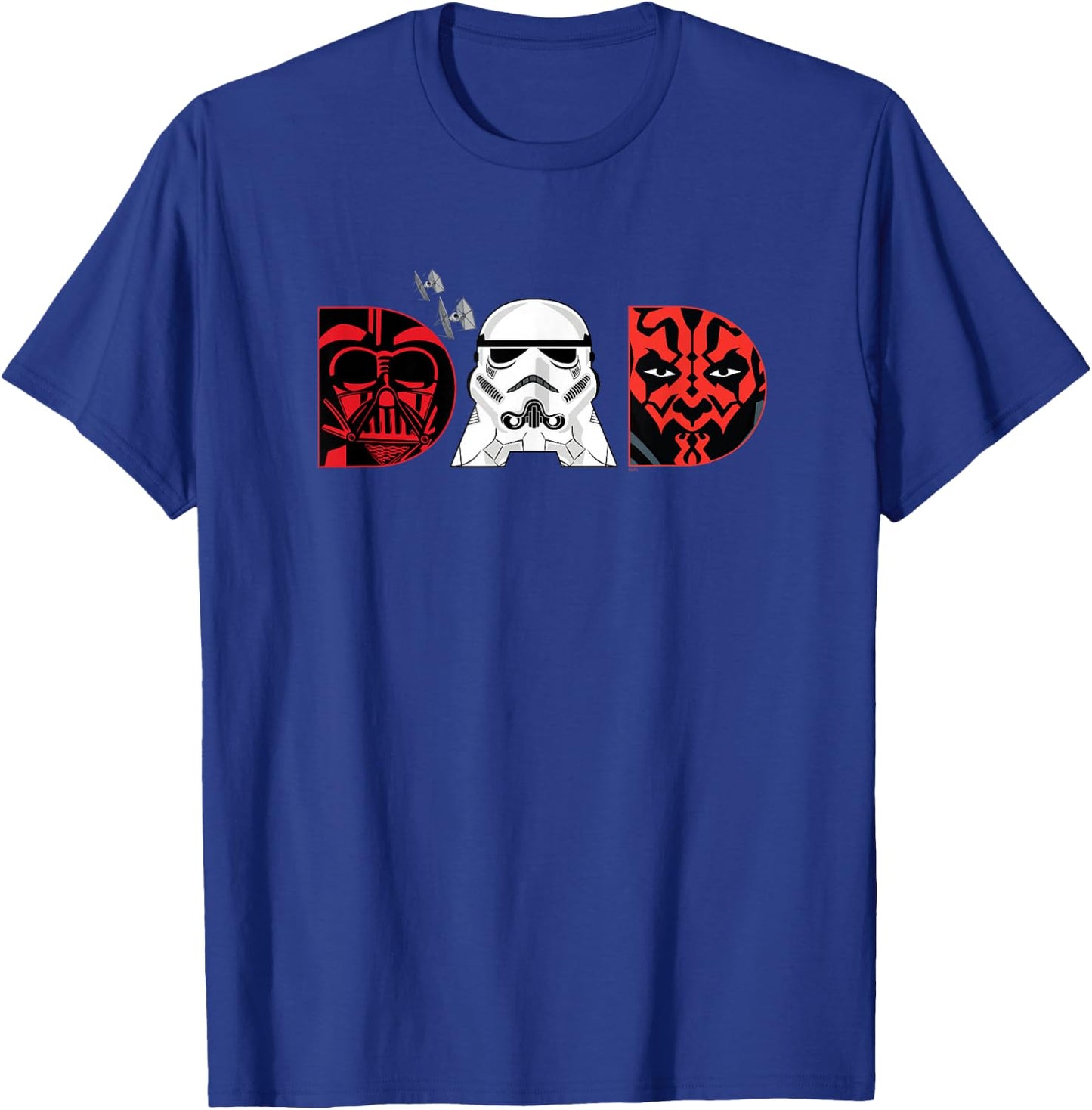 Star Wars Darth Vader Darth Maul Dad Father’s Day Birthday T-Shirt - T-Shirt | Royal