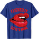 Funny I Licked It So It's Mine | Cute Flirty Men Women Gift T-Shirt - T-Shirt | Royal