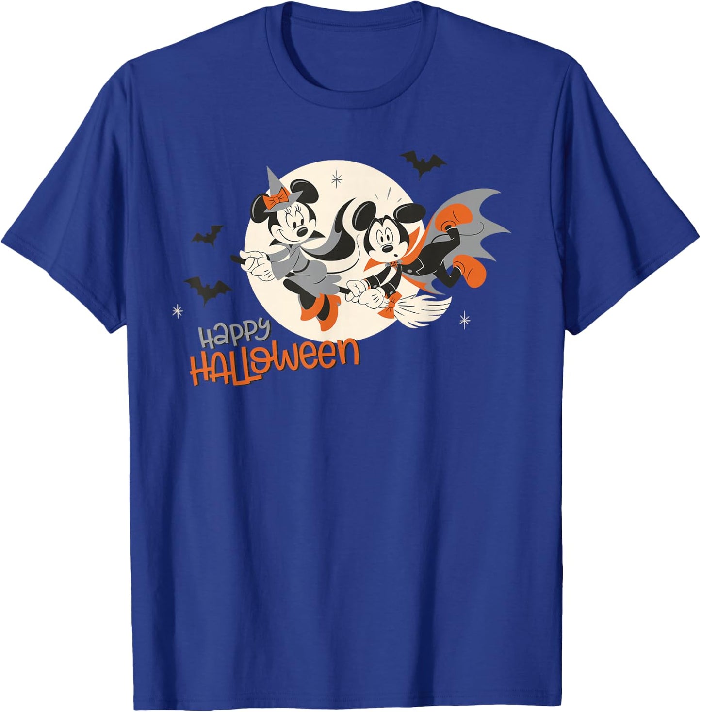 Disney Halloween Minnie and Minnie Flying T-Shirt - T-Shirt | Royal