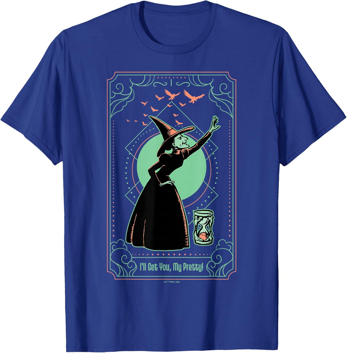 The Wizard of Oz Wicked Witch I'll Get You My Pretty Tarot T-Shirt - T-Shirt | Royal