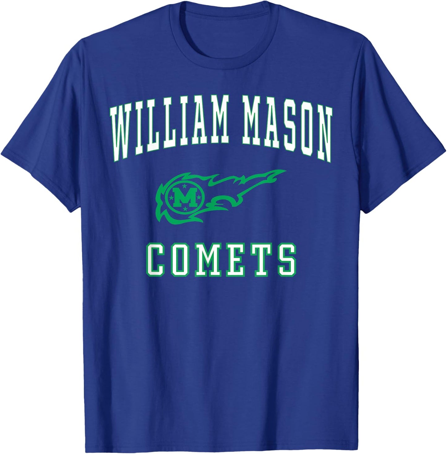 William Mason High School Comets C1 T-Shirt - T-Shirt | Royal
