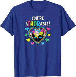 Thor - You're A'Thor'able Valentine's Day T-Shirt - T-Shirt | Royal