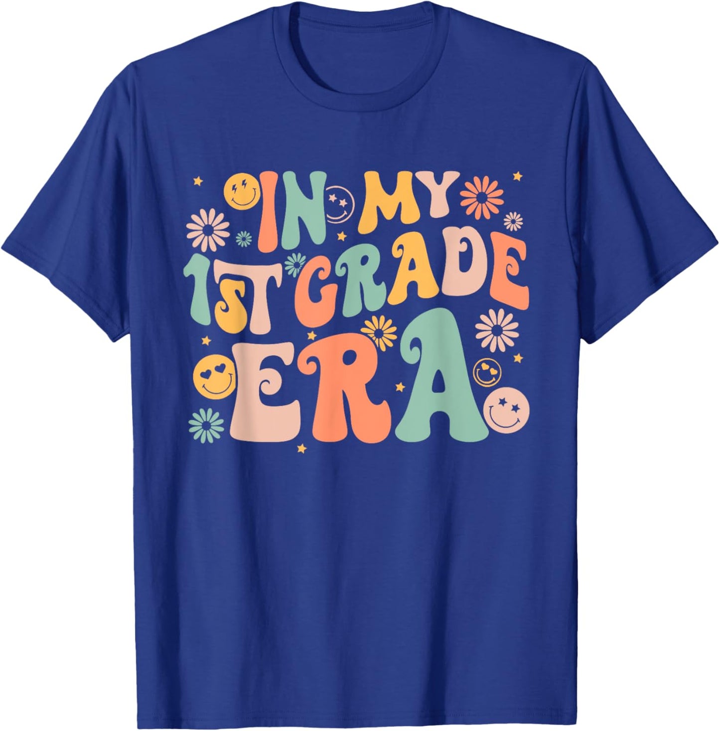 In My First Grade Era Retro 1st Back to School T-Shirt - T-Shirt | Royal