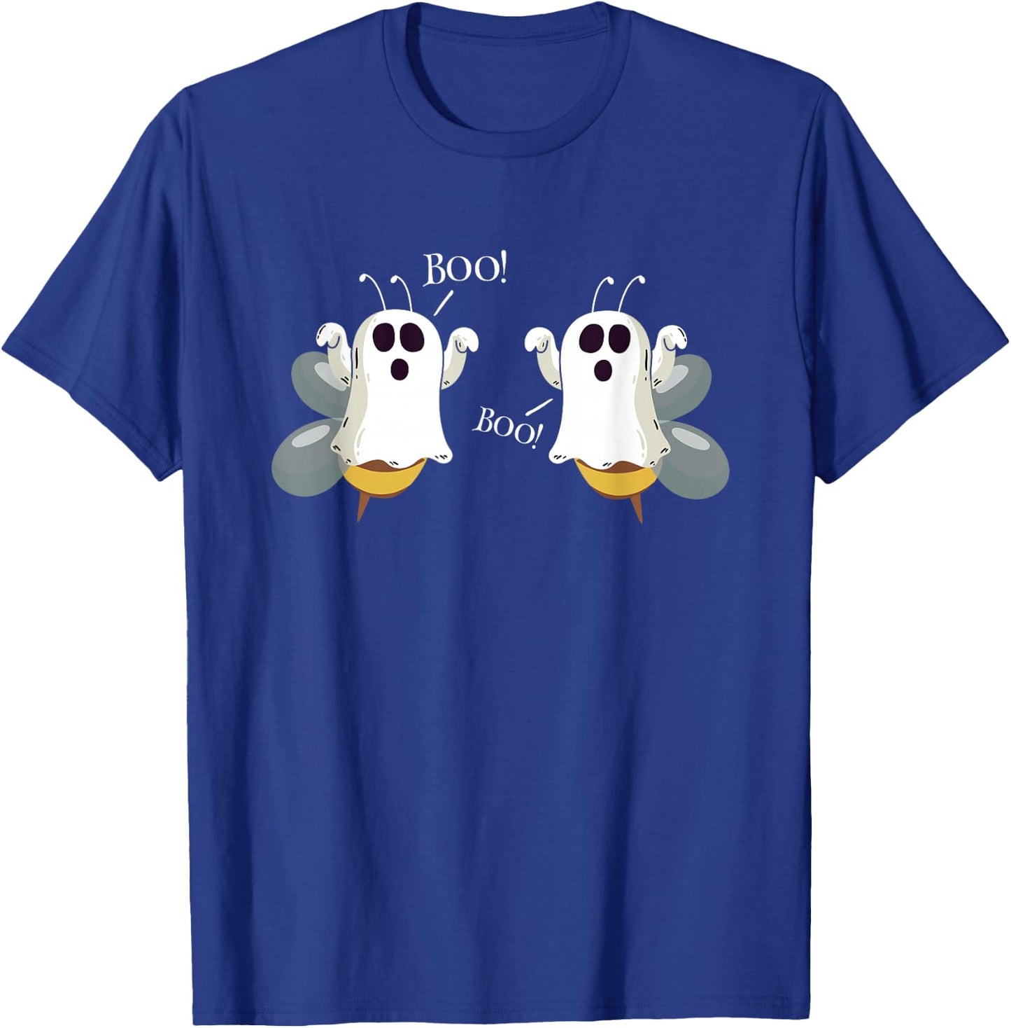 Ghost Bees Saying Boo Funny Halloween Costume Women Gift T-Shirt - T-Shirt | Royal