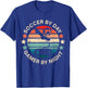 Soccer By Day Gamer By Night Gamer Vintage Retro Christmas T-Shirt - T-Shirt | Royal