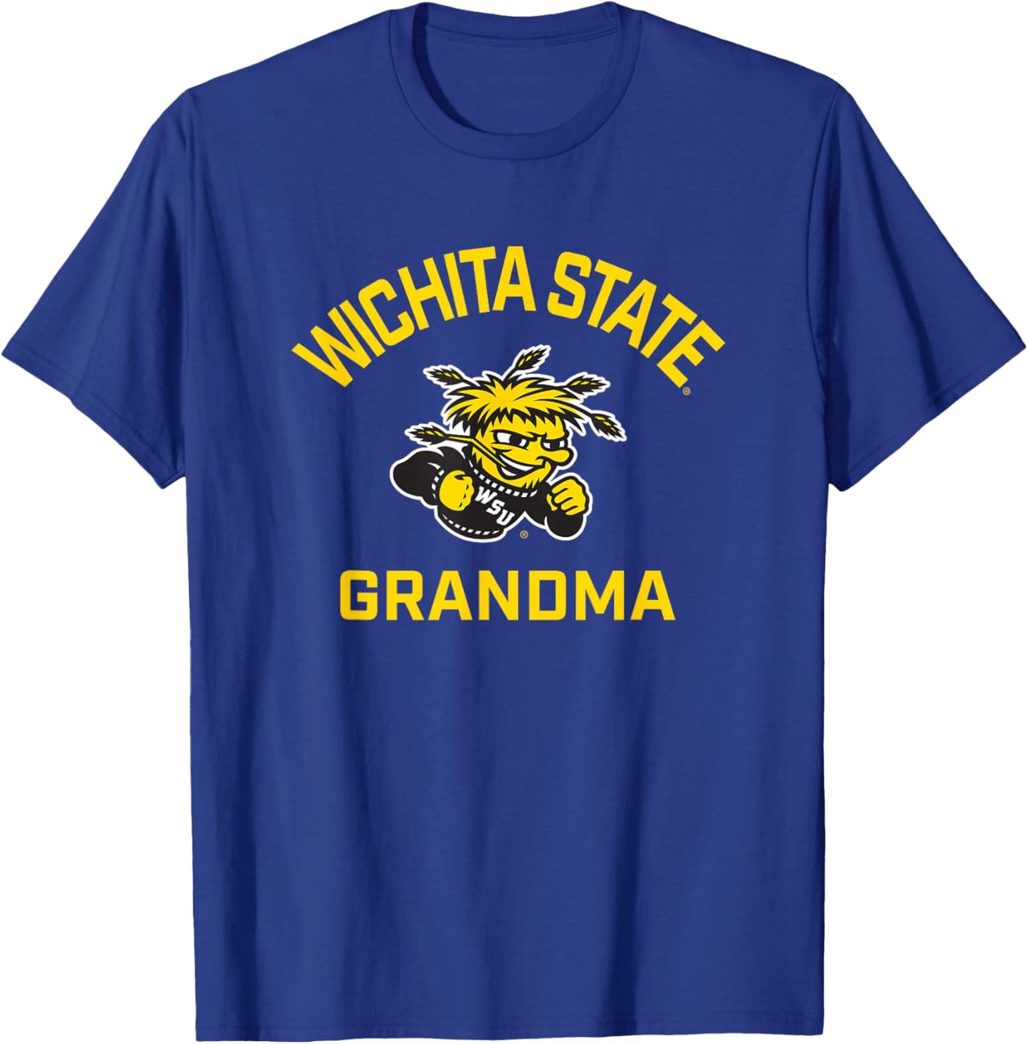 Wichita State University Shockers Arched Grandma T-Shirt - T-Shirt | Royal