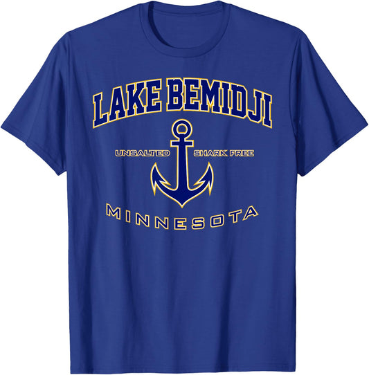 Lake Bemidji MN Shirt , Men, Girls & Boys T-Shirt - T-Shirt | Royal