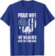 Remember Everyone Deployed Gift - US Flag Military Support T-Shirt - T-Shirt | Royal