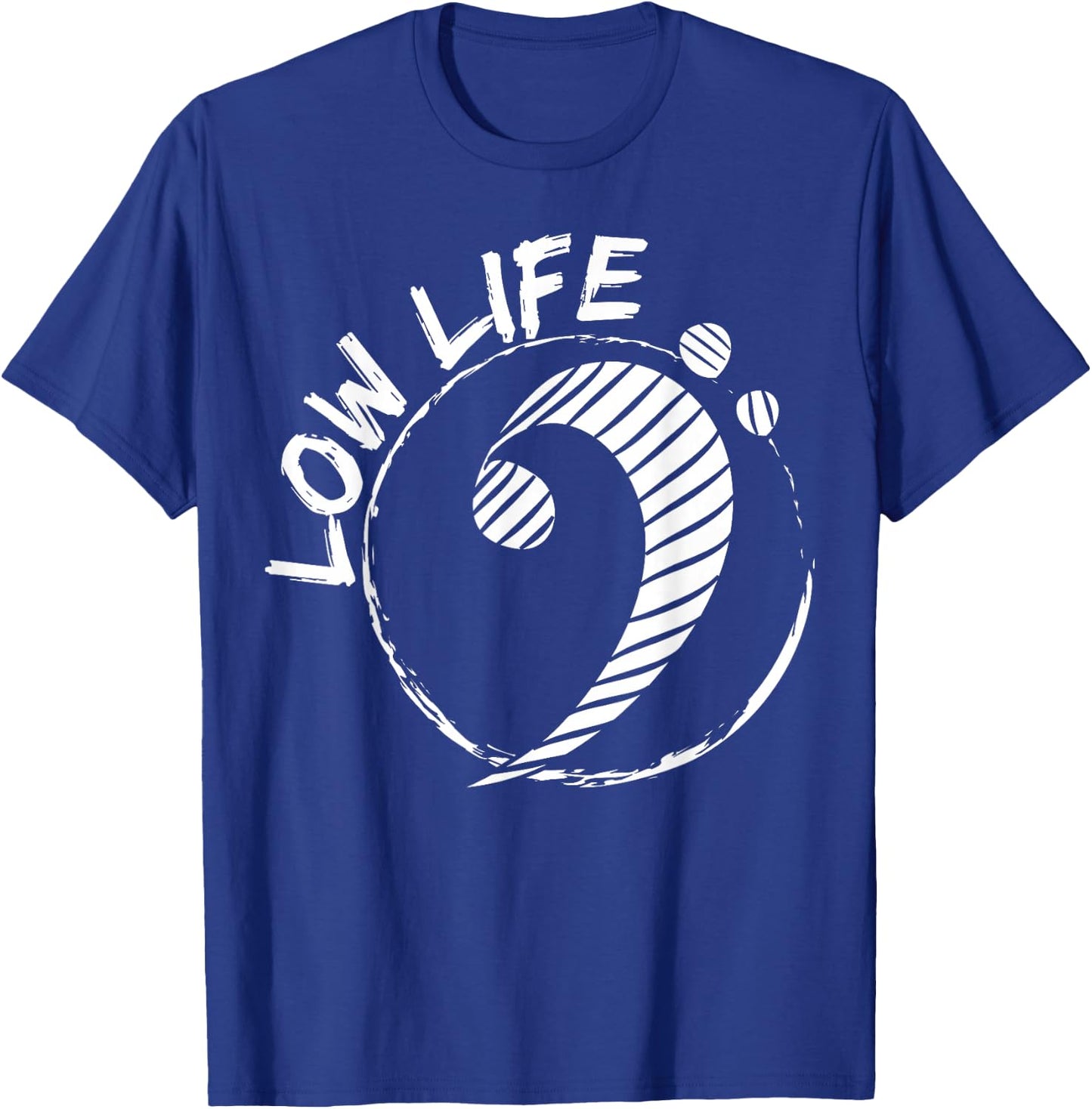 Funny Music Shirt | Low Life Clef | Clef Guitar T-Shirt - T-Shirt | Royal