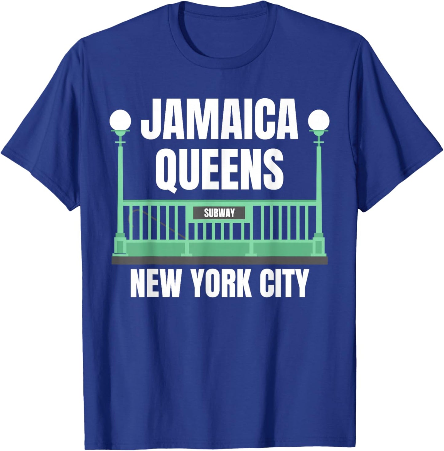 Jamaica Queens New York, NY Jamaica Queens T-Shirt - T-Shirt | Royal