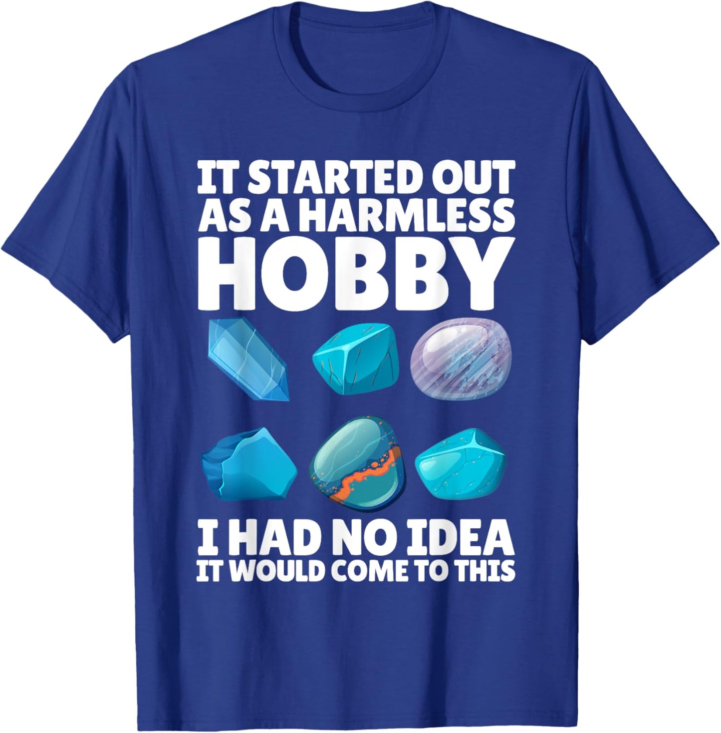 Rock Collecting Art Women Geology Rock Collector T-Shirt - T-Shirt | Royal