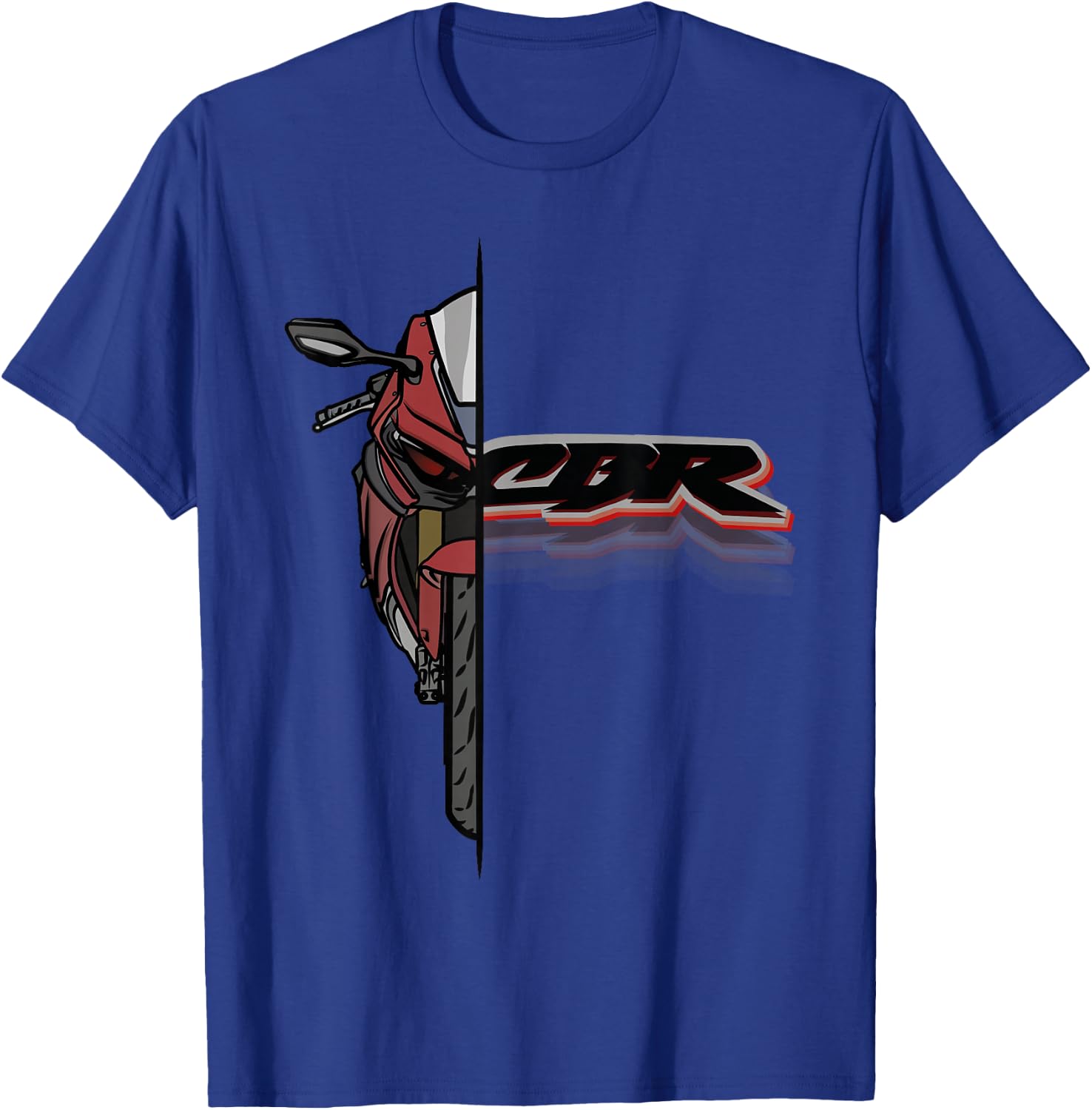 CBR Fireblade Sportbike Motorcycle T-Shirt - T-Shirt | Royal