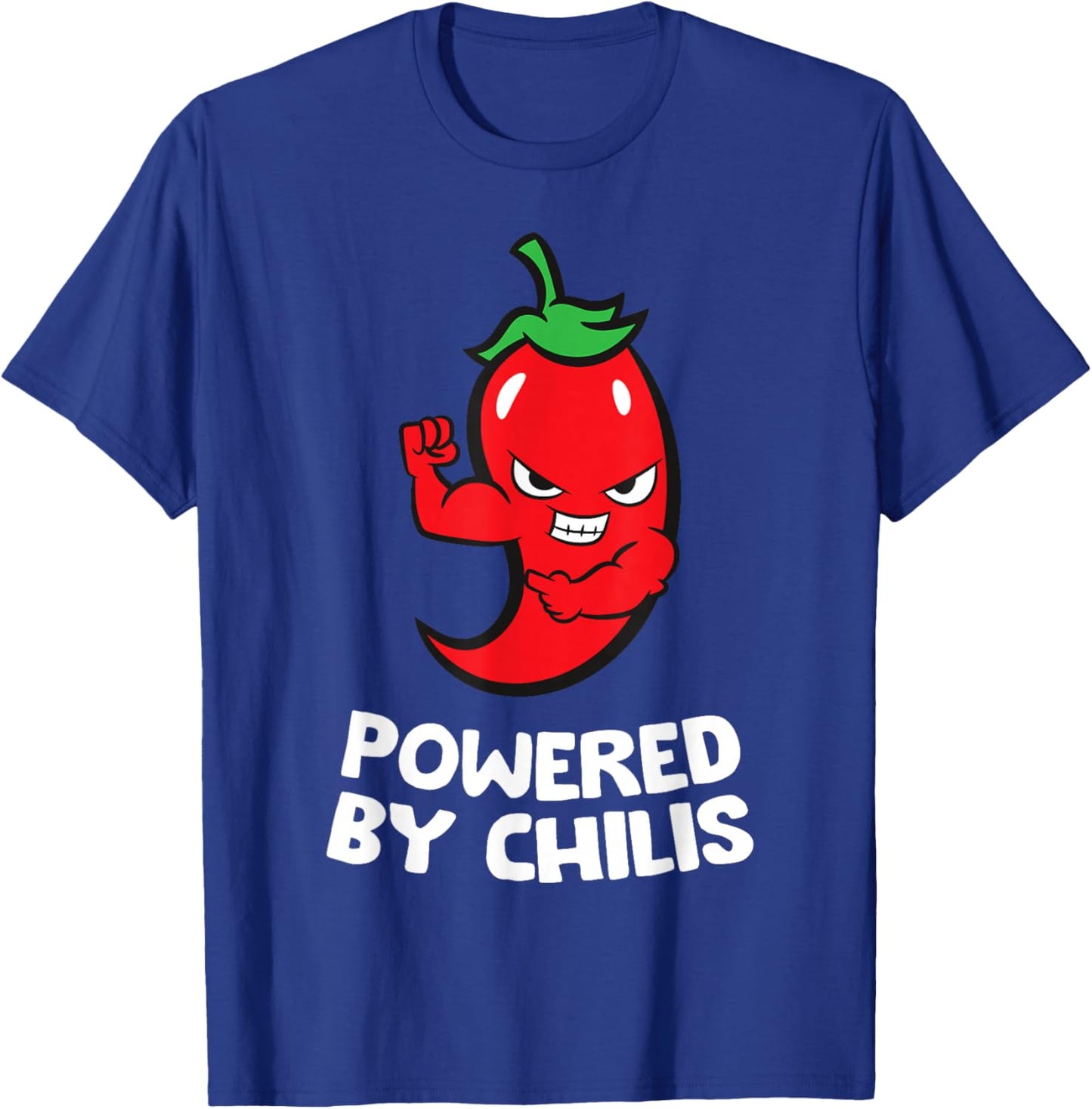 Powered By Chilis T-Shirt - T-Shirt | Royal