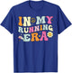 In My Running Era, Cute Groovy Runners T-Shirt - T-Shirt | Royal