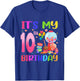 It's My 10th Birthday Girl Candy Candyland 10 Year Old T-Shirt - T-Shirt | Royal