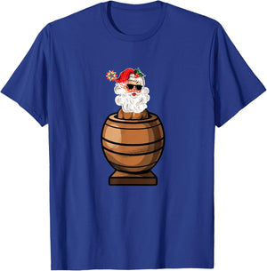 Filipino Barrel Man Christmas Theme Filipino Holiday Gifts T-Shirt - T-Shirt | Royal