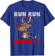 Cute Rudolph Christmas for Holiday Run T-Shirt - T-Shirt | Royal