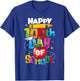 100th Day of School Teachers Kids Child Happy 100 Days T-Shirt - T-Shirt | Royal