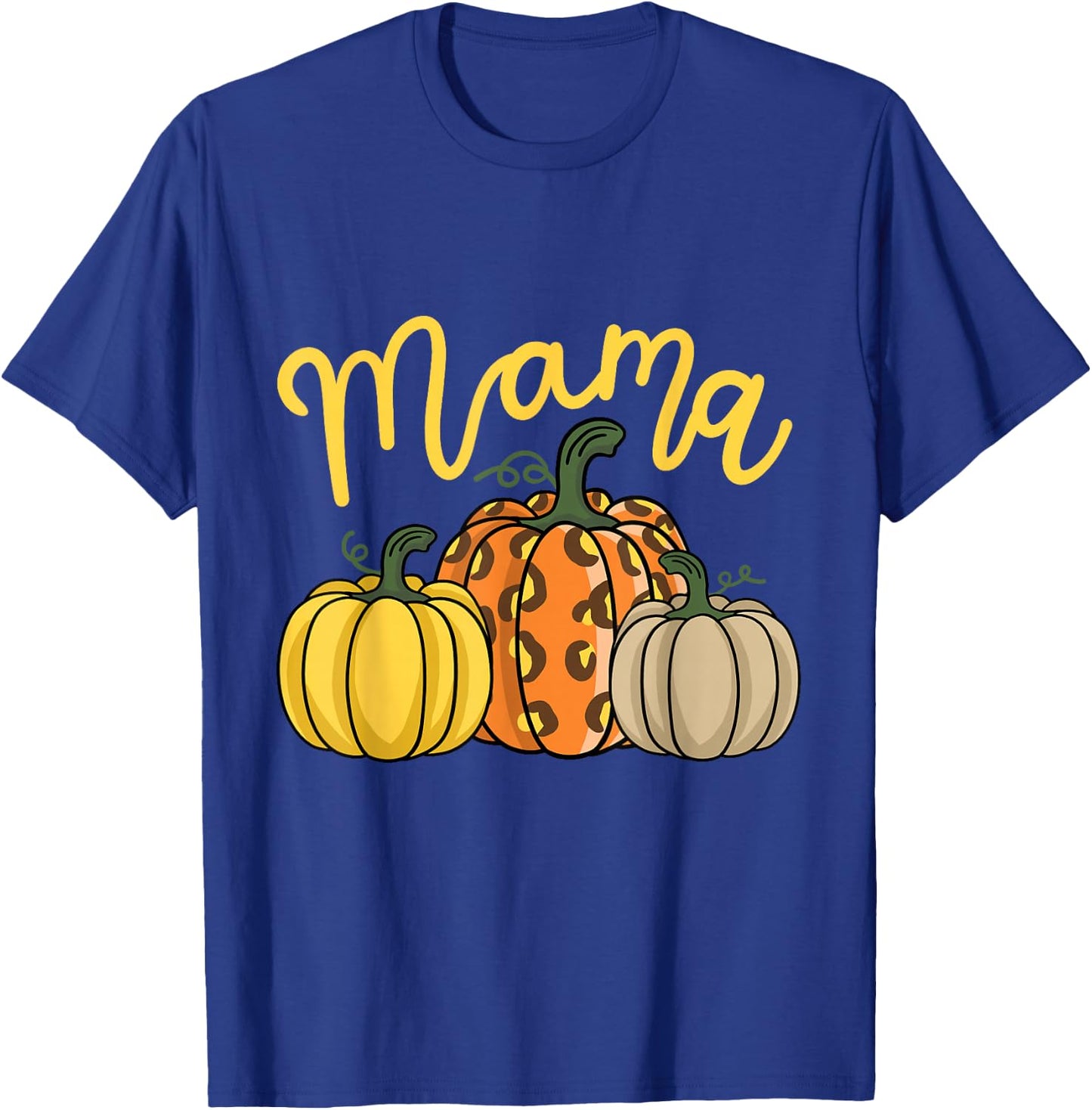 Mama and Mini Mommy and Me Matching Thanksgiving Adults T-Shirt - T-Shirt | Royal