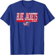 Columbus Blue Jackets Faceoff Navy Officially Licensed T-Shirt - T-Shirt | Royal