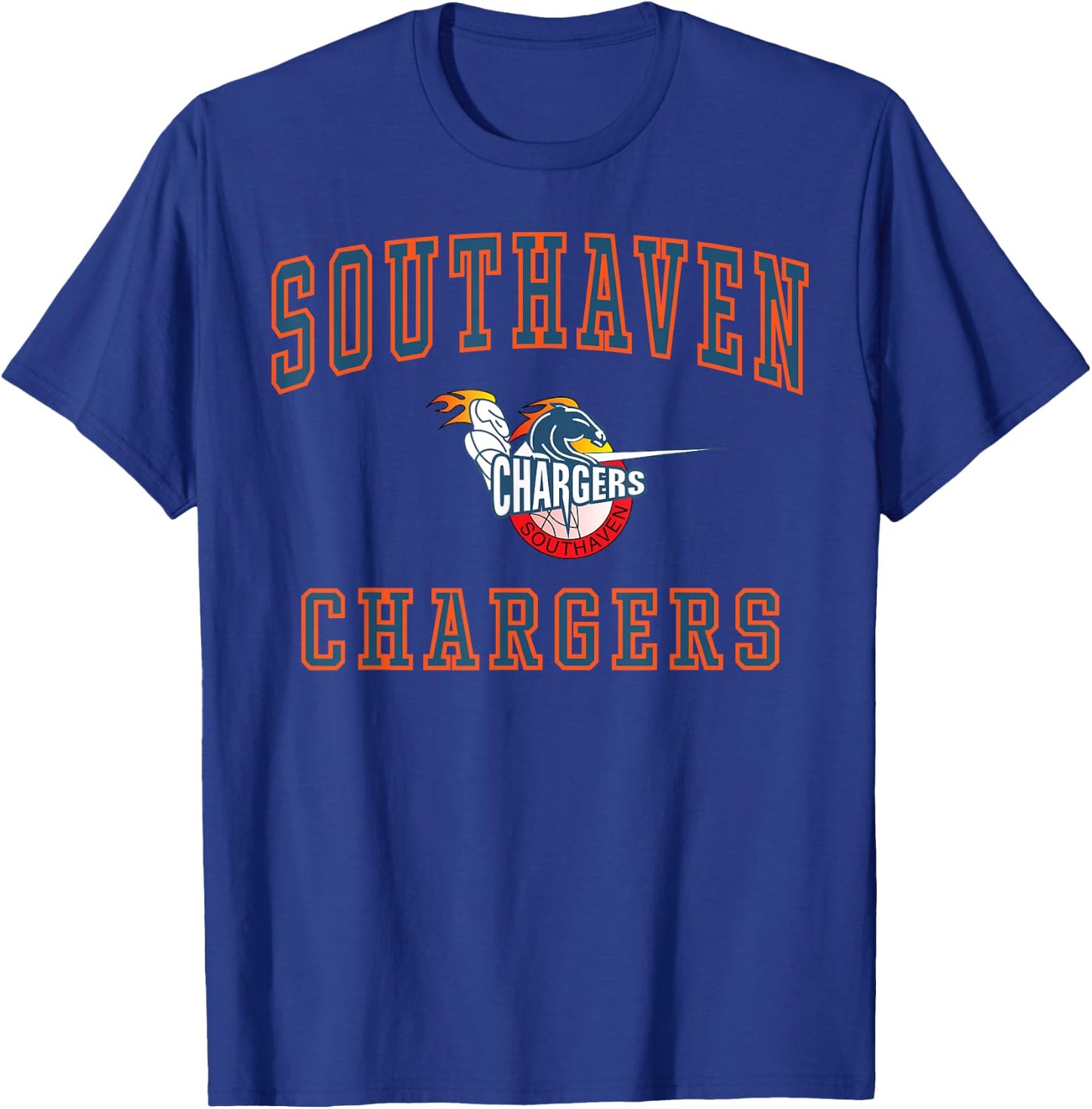 Southaven High School Chargers C1 T-Shirt - T-Shirt | Royal