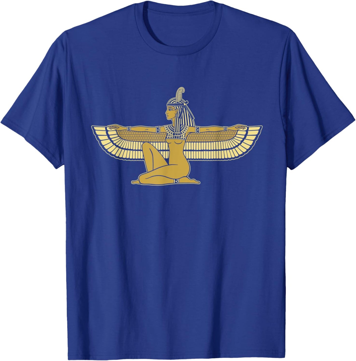 Maat Egyptian God I Egyptian Gods Archeology T-Shirt - T-Shirt | Royal
