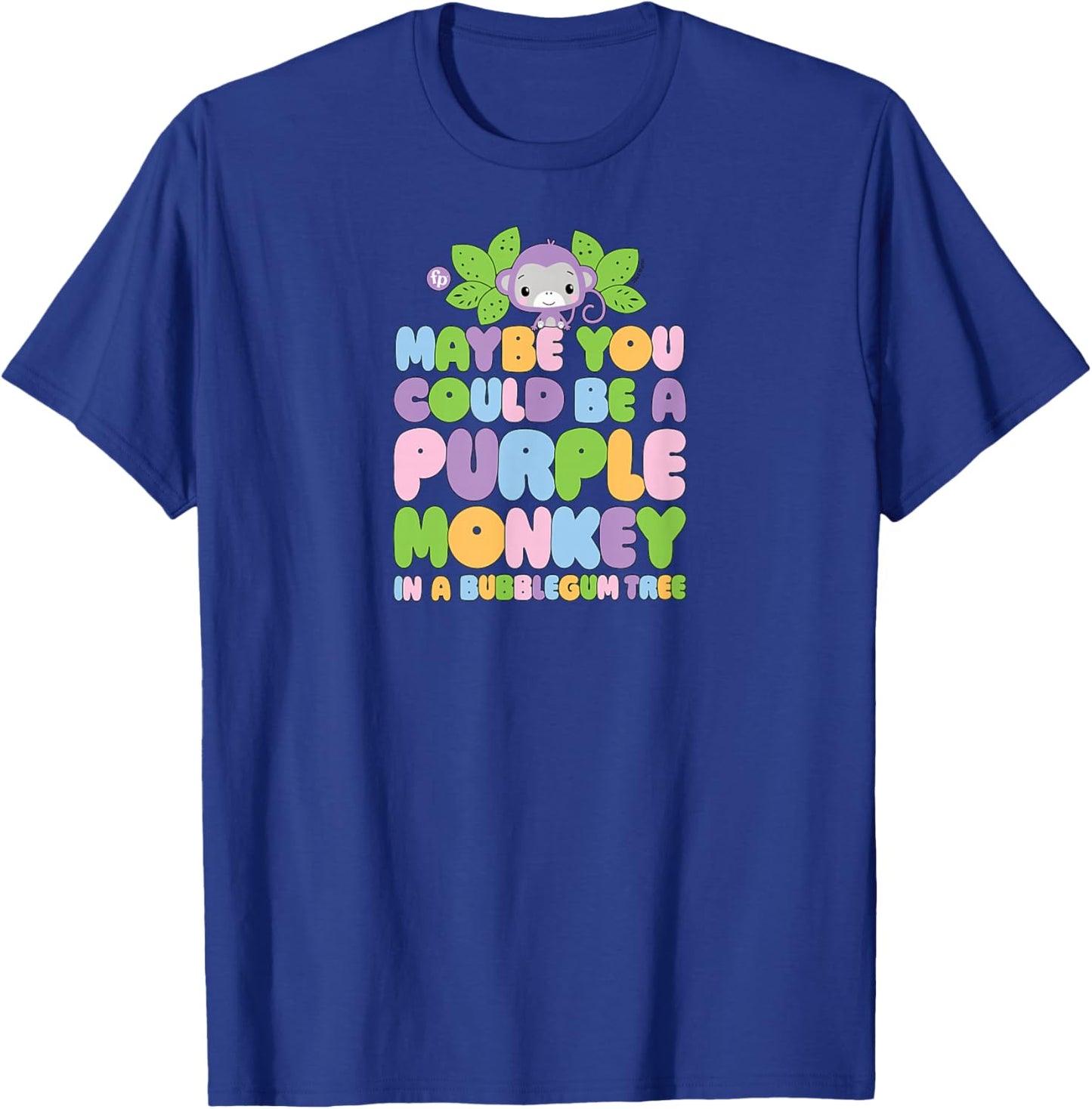 Fisher-Price Purple Monkey and Bubblegum Tree Song T-Shirt - T-Shirt | Royal
