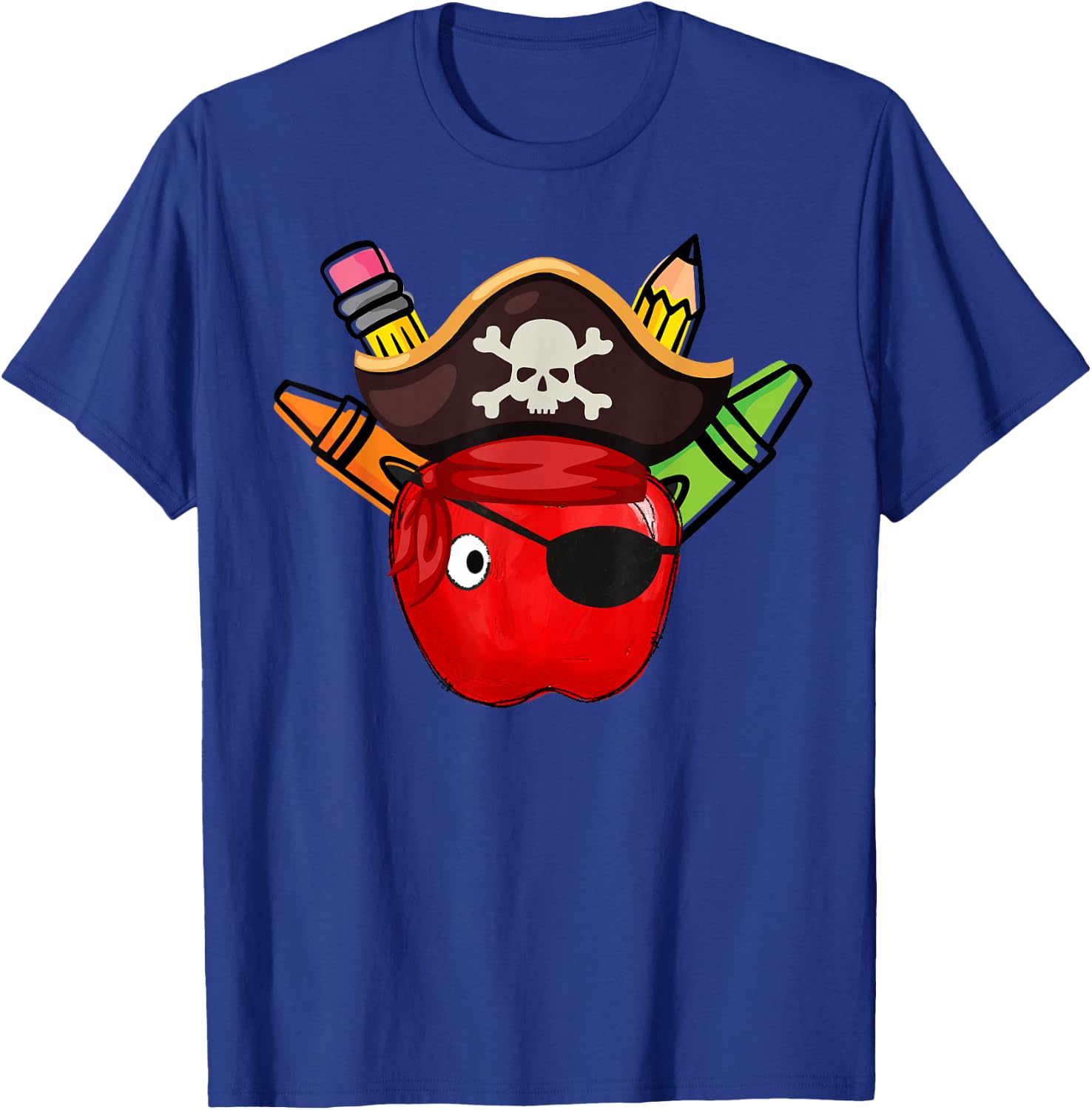 School International Talk Like A Pirate Day Pirate Teacher T-Shirt - T-Shirt | Royal