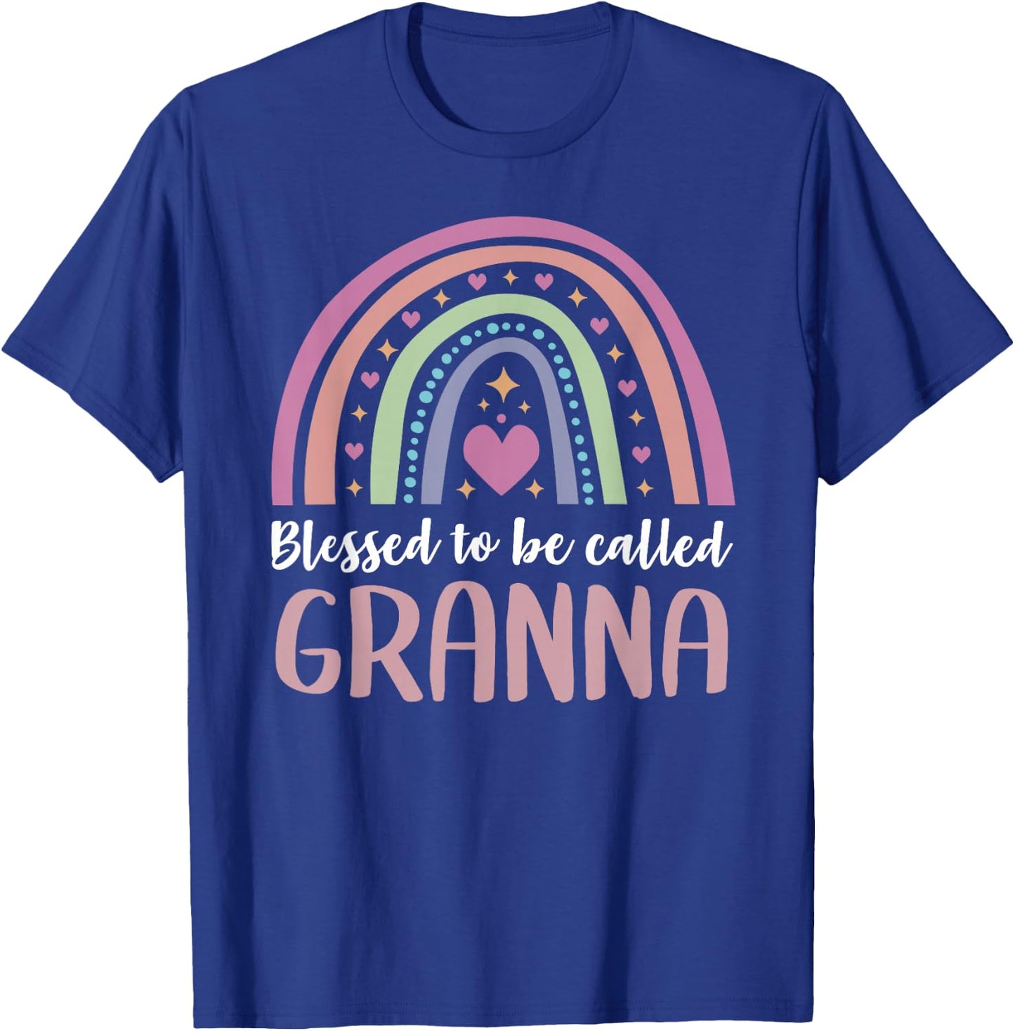 Granna Shirt for Grandma Mothers Day Blessed Granna T-Shirt - T-Shirt | Royal