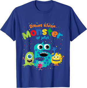 Lustiges, süßes Monster Geburtstagsshirt, fünfter Geburtstag T-Shirt - T-Shirt | Royal