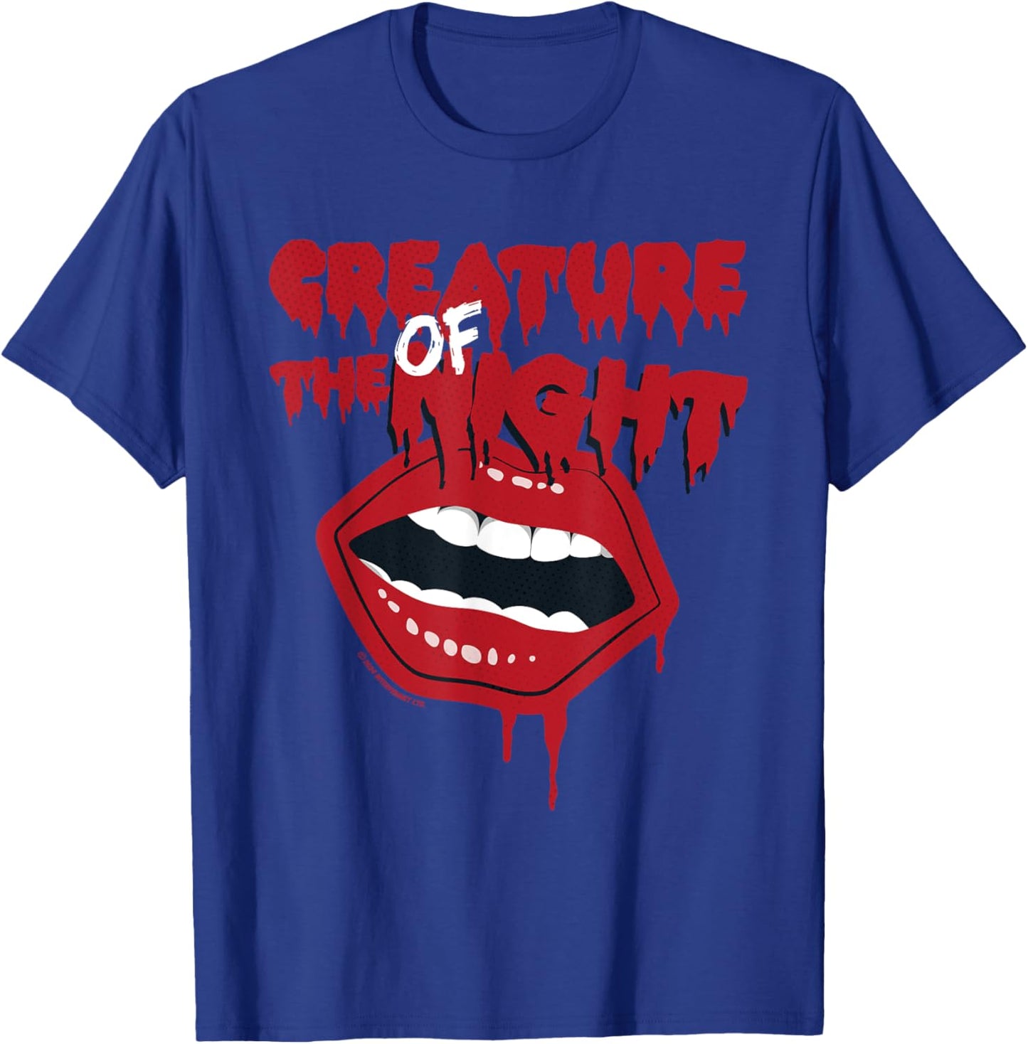 Rocky Horror Show Creature Of The Night Mouth T-Shirt - T-Shirt | Royal
