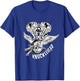 HD Knucklehead Old School Motorcycle Wings Retro Biker Gear T-Shirt - T-Shirt | Royal