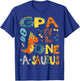 GPA Of The One-A-Saurus 1St Birthday Dinosaur Party T-Shirt - T-Shirt | Royal