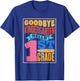Auf Wiedersehen Kindergarten Hallo 1 Klasse Erste Klasse T-Shirt - T-Shirt | Royal