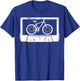 Cycling Sport Cyclist Gift Retro Cassette Biking Bicycle T-Shirt - T-Shirt | Royal
