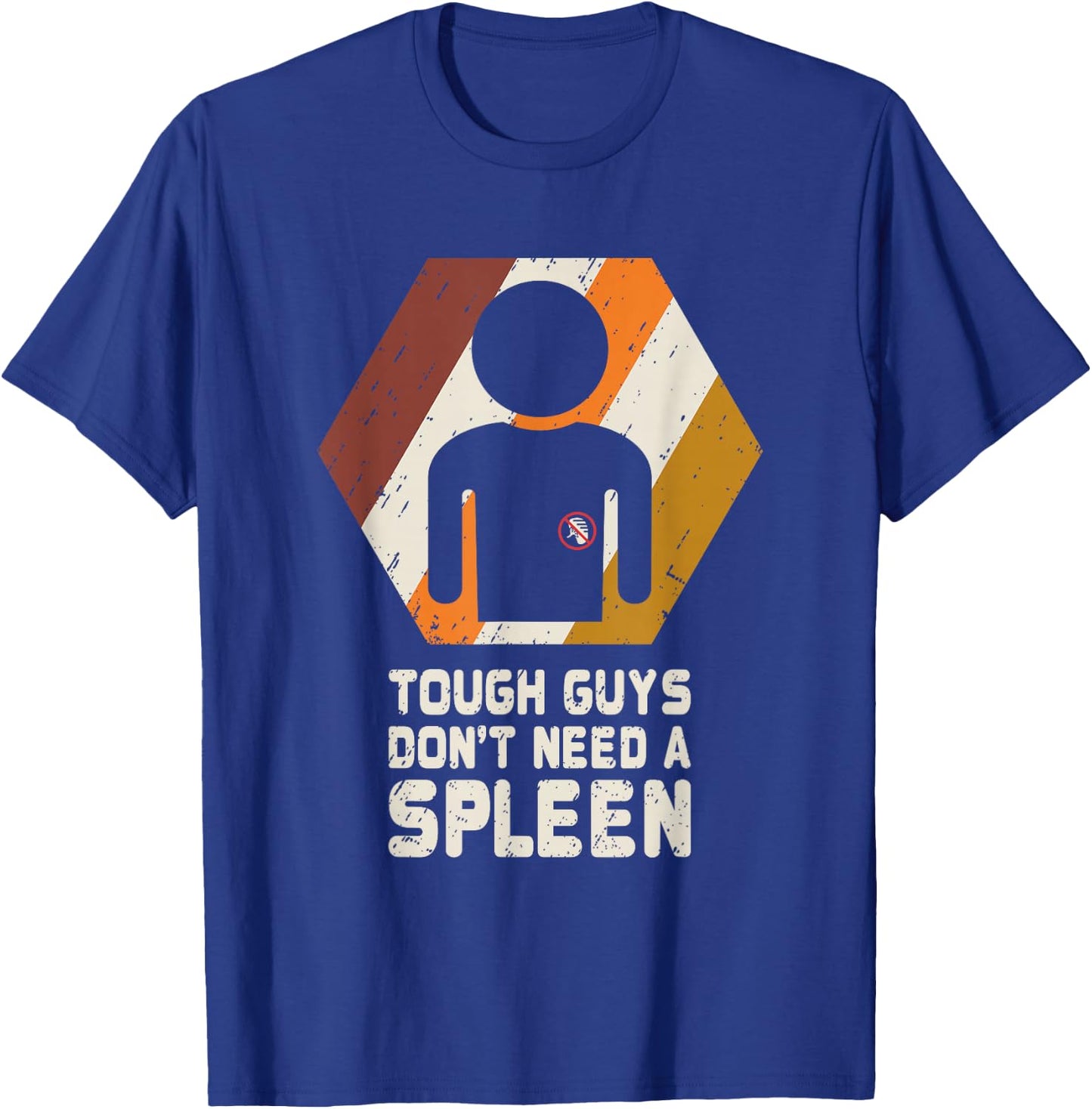 Spleen T Shirt Splenectomy Removal Surgery Retro Gift T-Shirt - T-Shirt | Royal