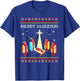 Merry Glizzmas Funny Hot Dog Ugly christmas sweater T-Shirt - T-Shirt | Royal