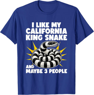 California King Snake Design For California King Snake Owner T-Shirt - T-Shirt | Royal