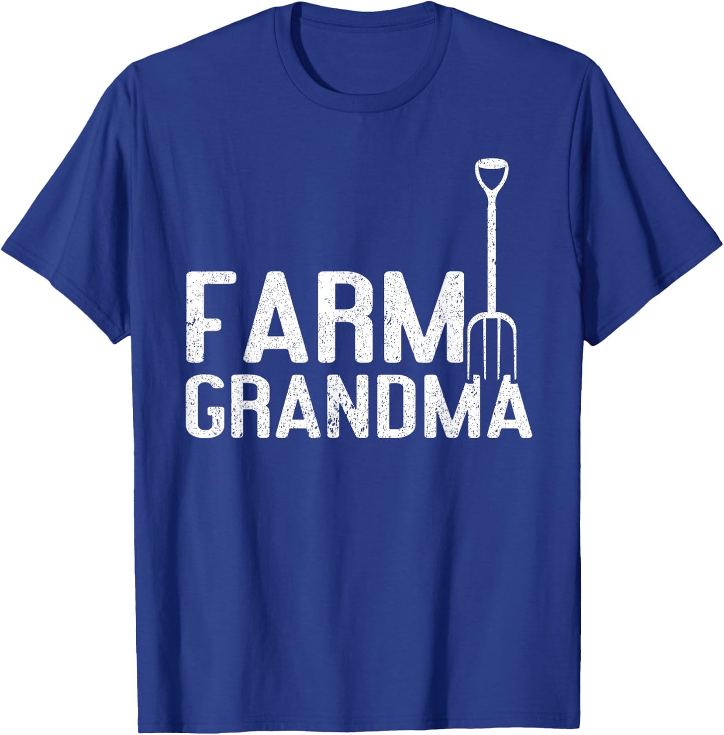 Farm Grandma | Local Farm Lover Funny Farmer Grandma T-Shirt - T-Shirt | Royal