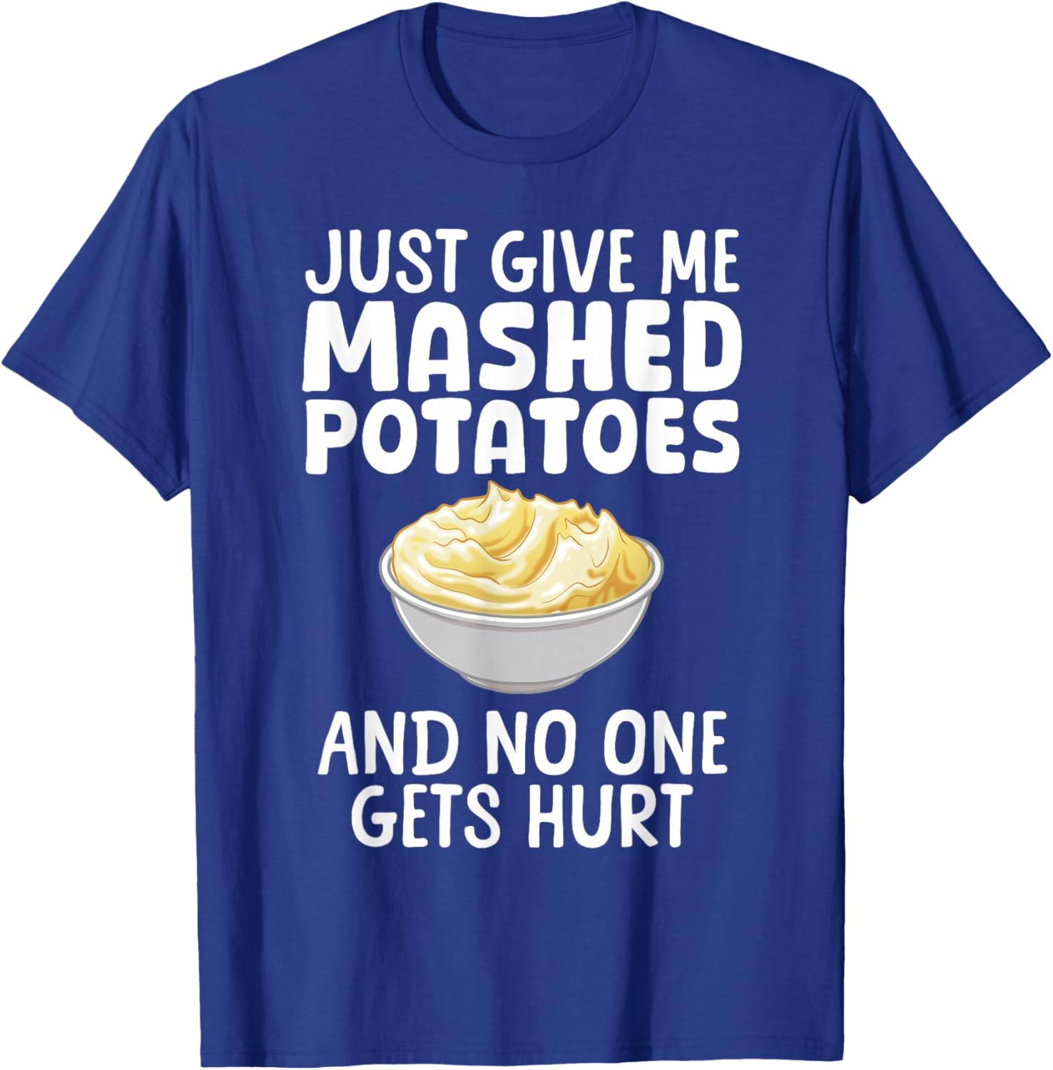 Funny Mashed Potato Design Women Mash Mashed Potato T-Shirt - T-Shirt | Royal