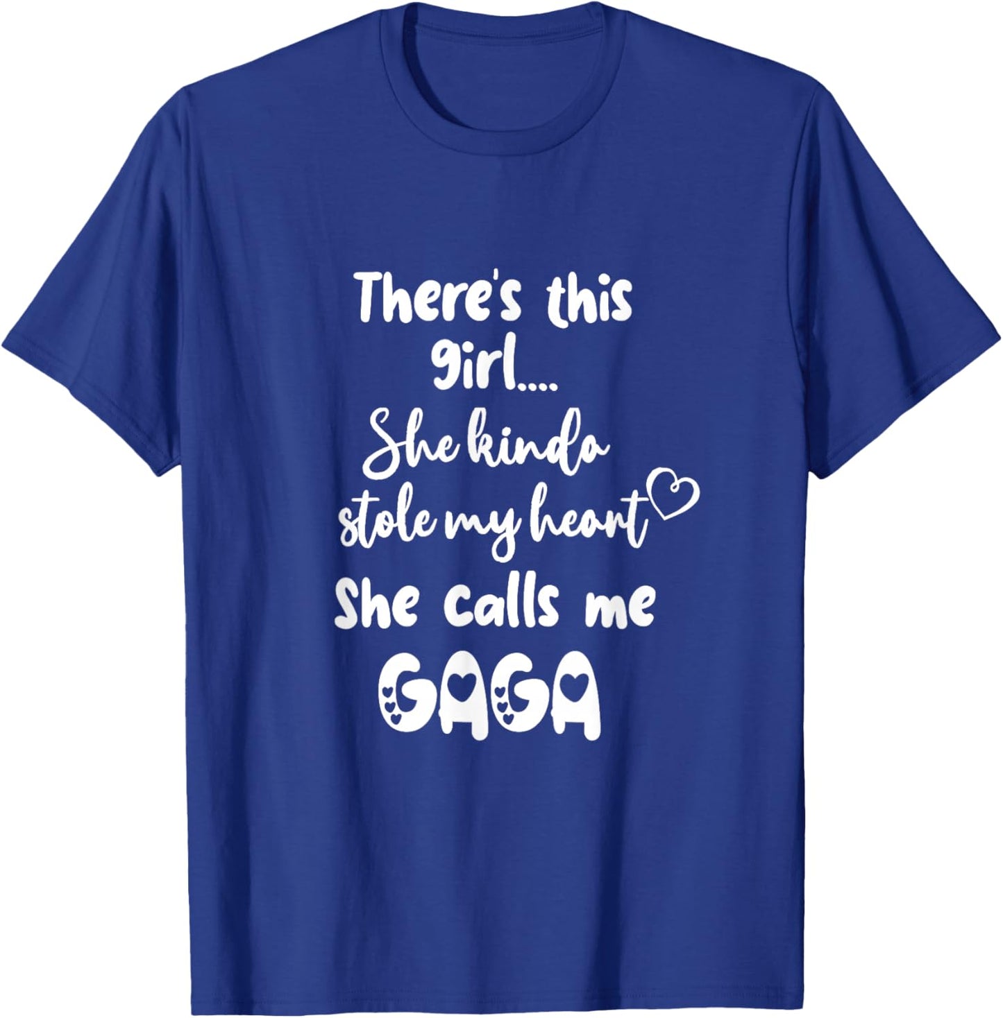 Special Grandma Grandmother This Girl Calls Me Gaga T-Shirt - T-Shirt | Royal