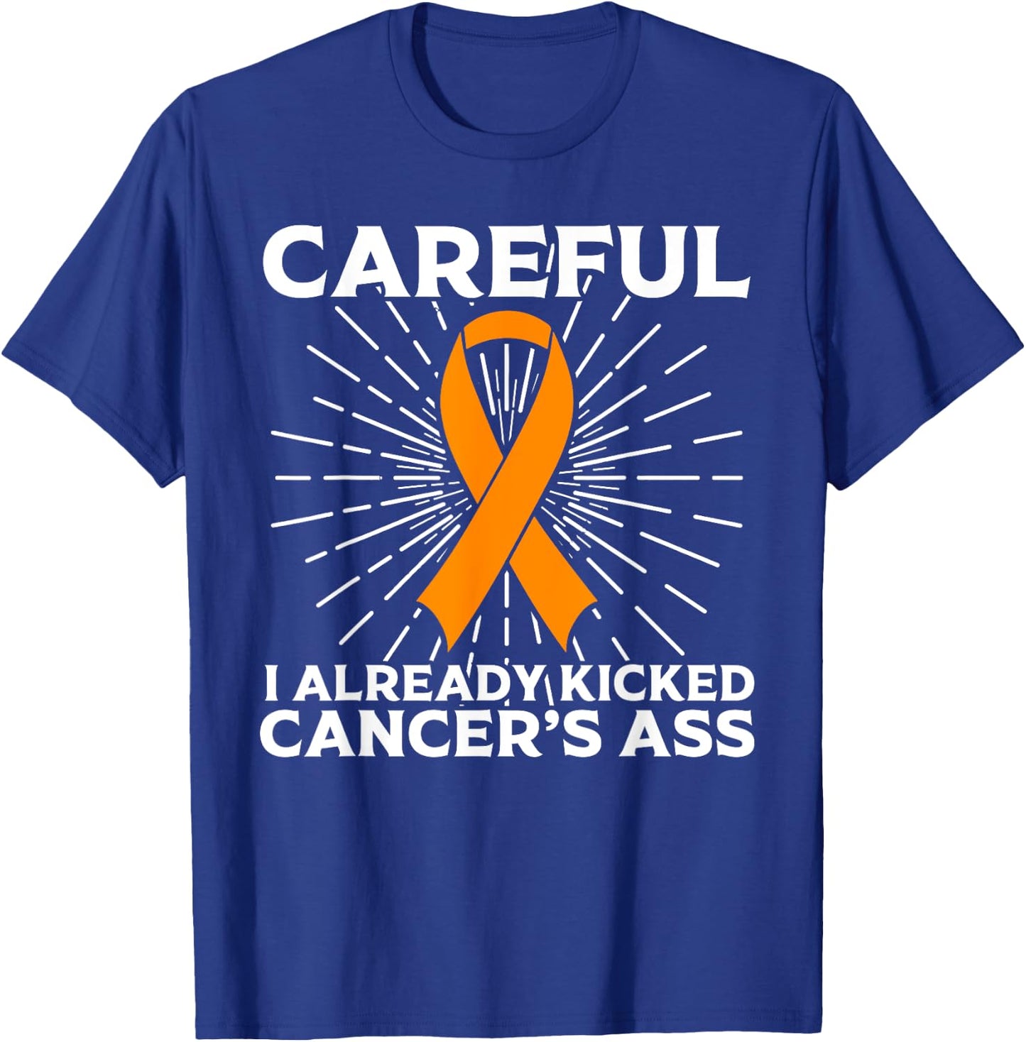 Funny Leukemia Cancer Awareness Gift Women Survivors T-Shirt - T-Shirt | Royal