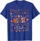 Nurse Black History Month African American Nursing Scrub T-Shirt - T-Shirt | Royal