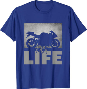 Motorcycle Apparel - Motorcycle T-Shirt - T-Shirt | Royal