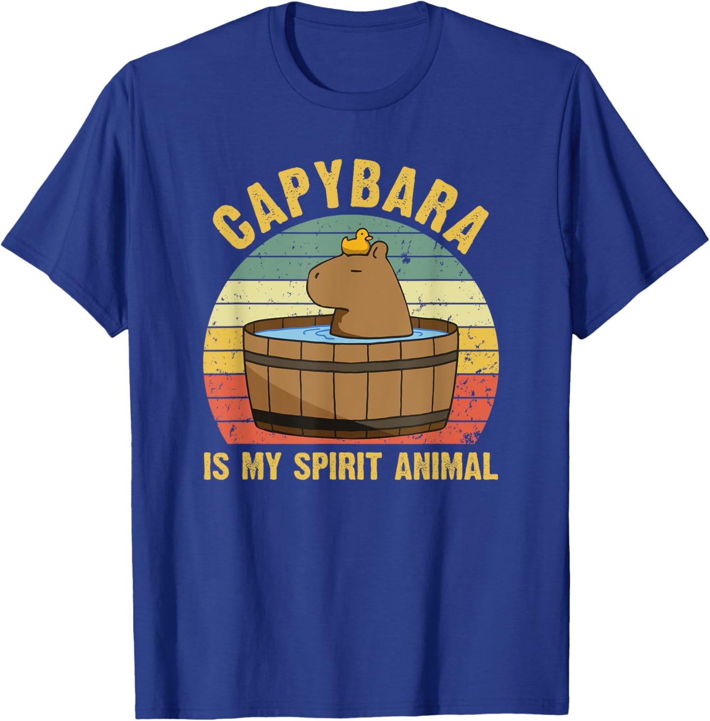 Stuffed Capybara Capy Bara Capibara Stuff Cappy Barra T-Shirt - T-Shirt | Royal